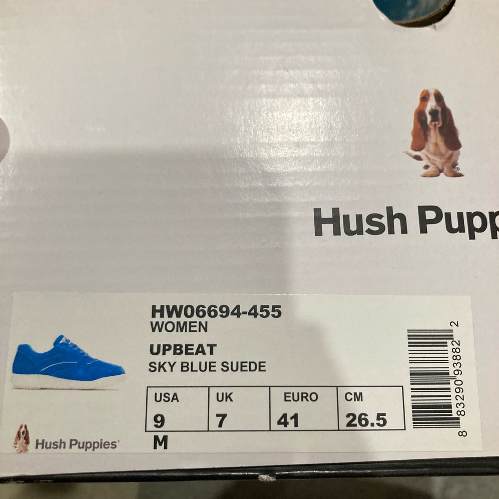Hush puppies upbeat blue suede shoes - Picture 6 of 6